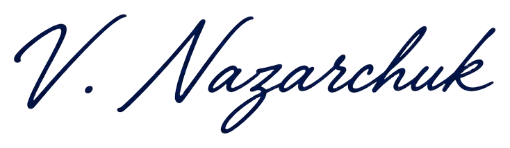 Vitalii Nazarchuk's signature
